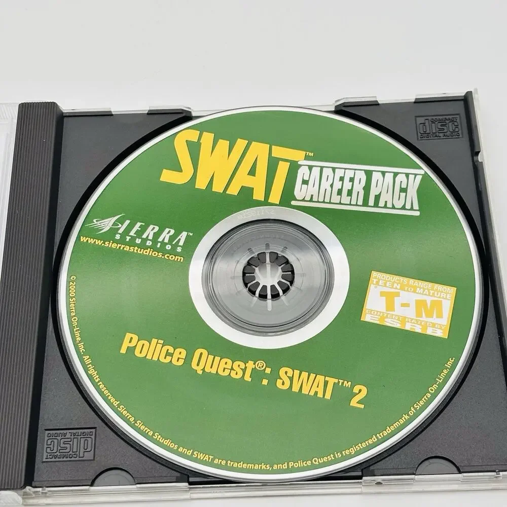 SWAT: Career Pack (PC, 2000) POLICE QUEST SWAT 2 Very Good Condition